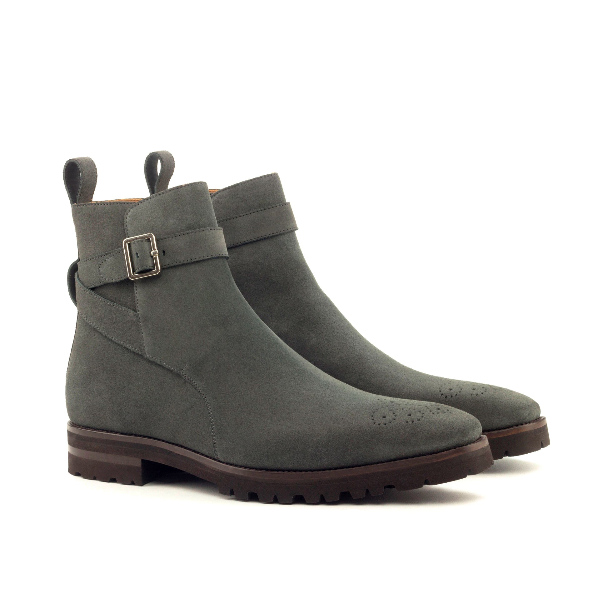 Pascal grey suede Jodhpur boot
