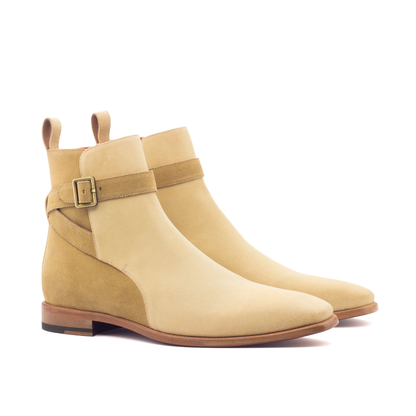 L'Argon two tone camel suede Jodhpur boot