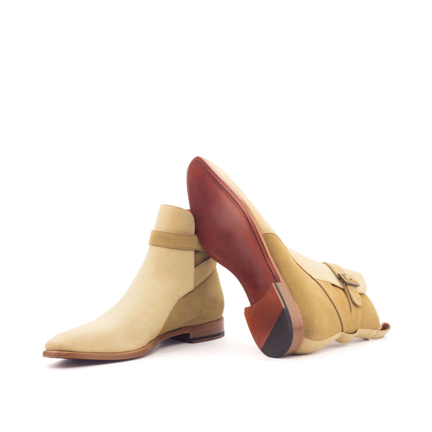 L'Argon two tone camel suede Jodhpur boot