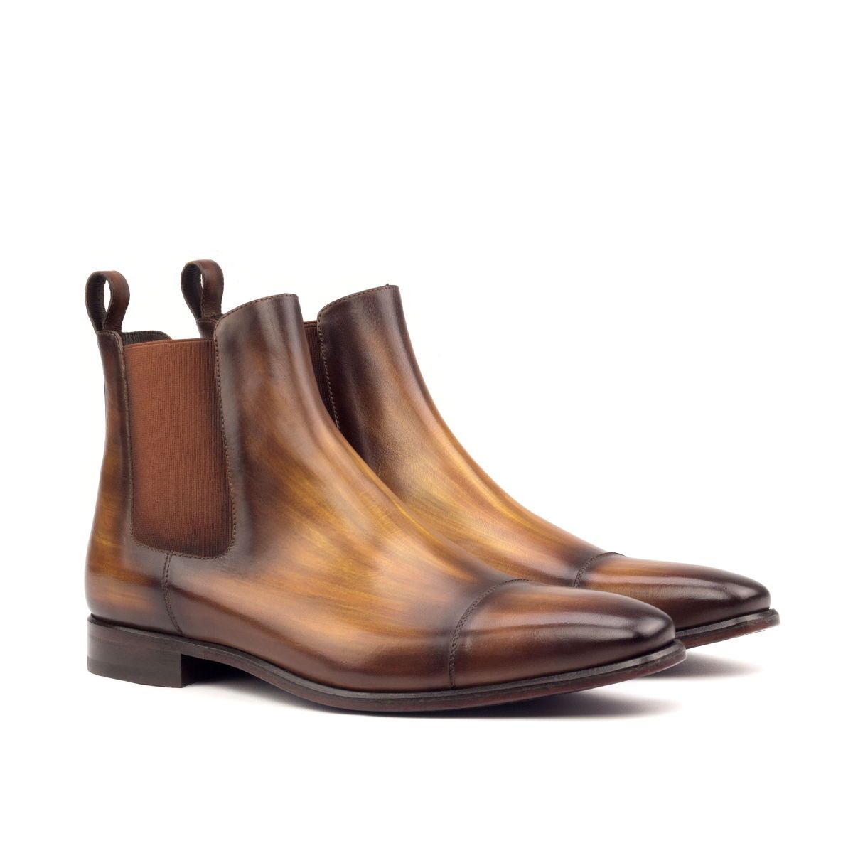 Gaulle Démarrage Chelsea artisan handmade patina