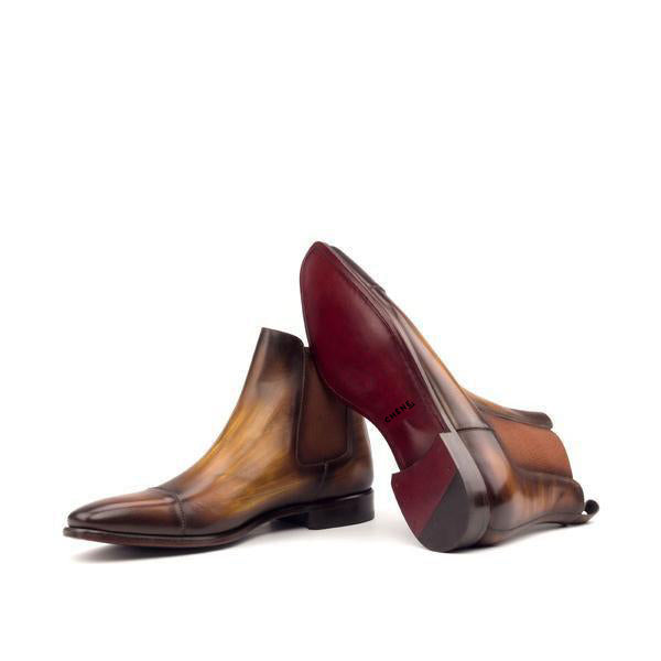 Gaulle Démarrage Chelsea artisan handmade patina
