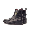 Dumas croco black calf leather Jodhpur boot
