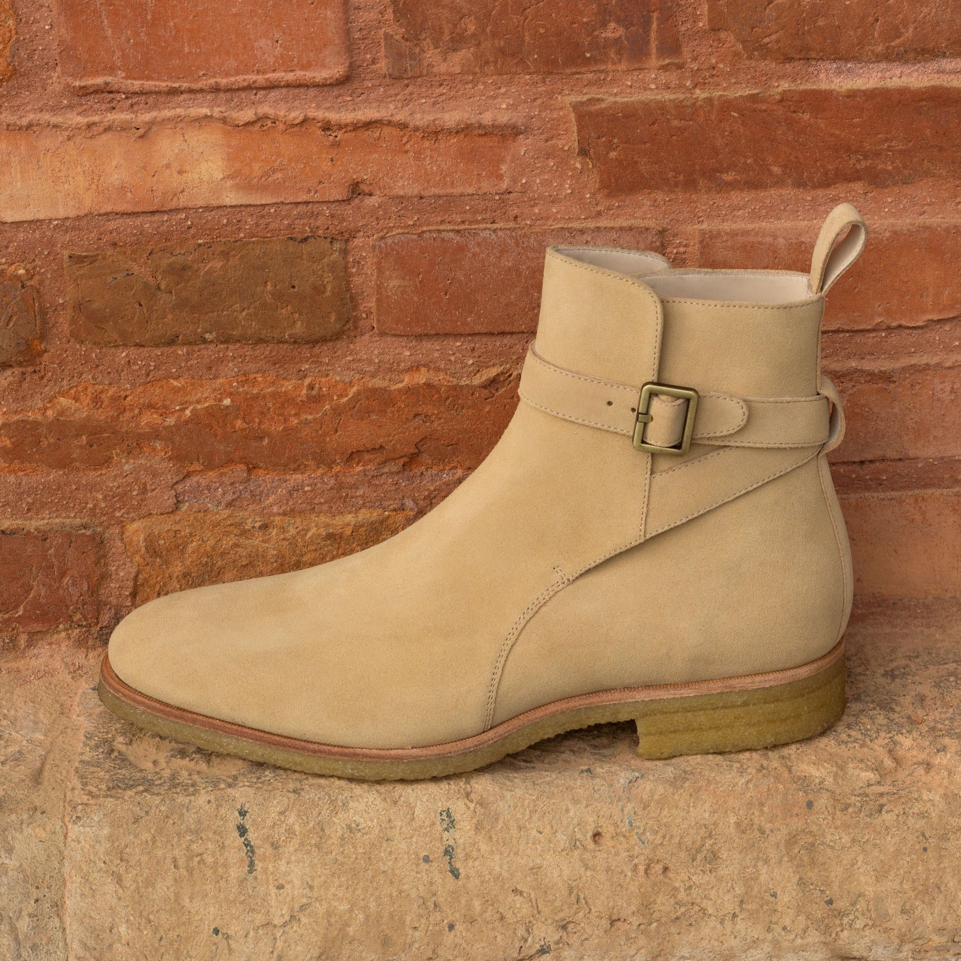 L'Eiffel suede Jodhpur buckle boot with crepe sole